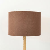 Cinnamon Brown Linen Lampshade