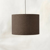 Cocoa Brown Linen Lampshade