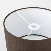 Cocoa Brown Linen Lampshade
