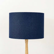 Dark Blue Linen Lampshade