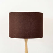 Dark Brown Linen Lampshade