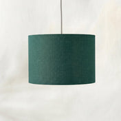 Dark Forest Green Linen Lampshade