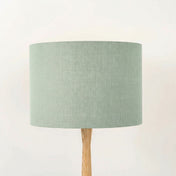 Dark Mint Green Linen Lampshade