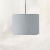 Dove Blue Linen Lampshade