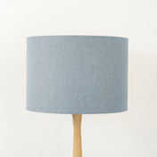 Dove Blue Linen Lampshade