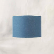 Dusty Blue Linen Lampshade