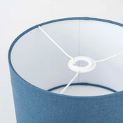 Dusty Blue Linen Lampshade