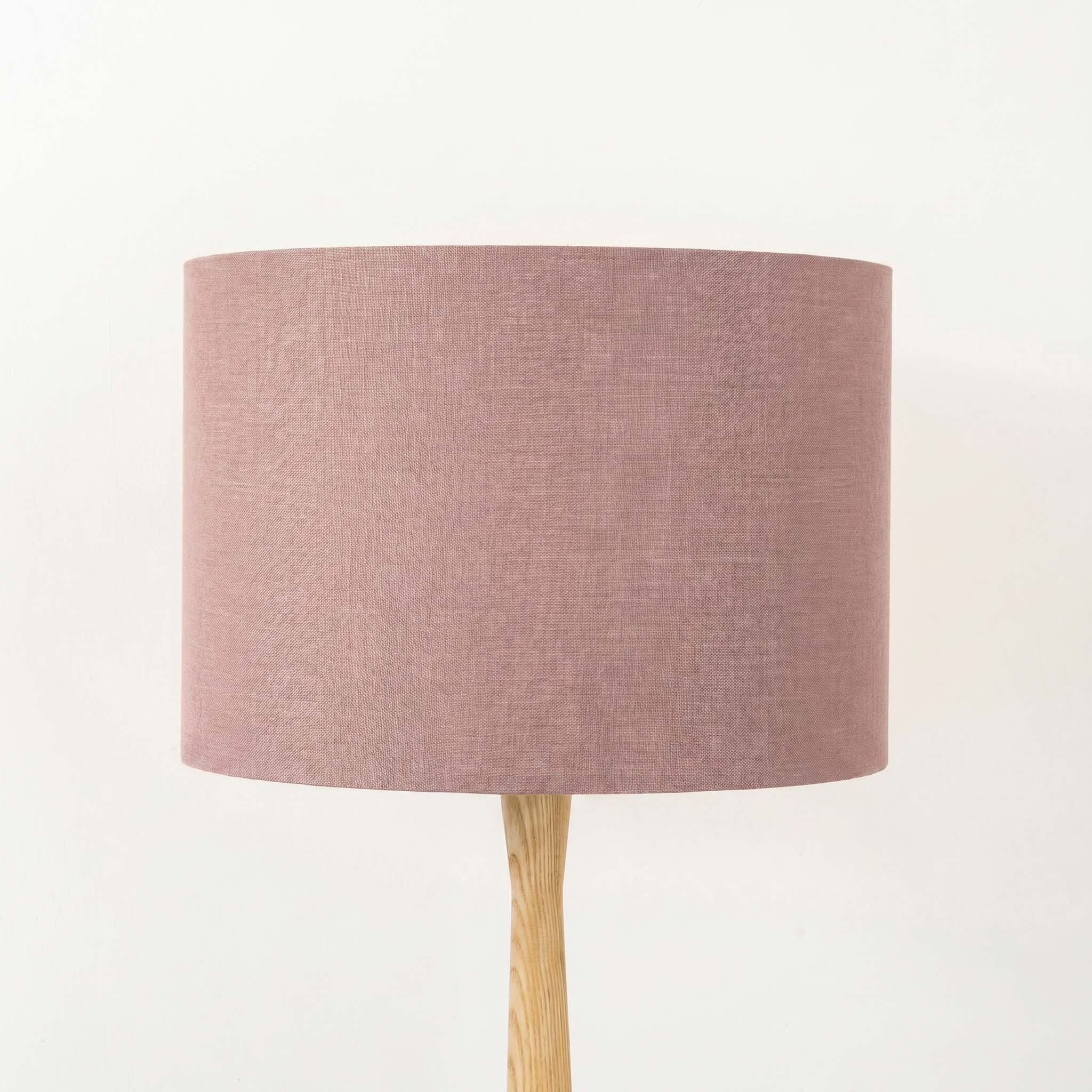 Dusty Lilac Linen Lampshade