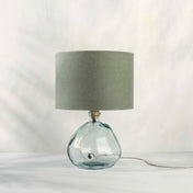 Dusty Sage Green Linen Lampshade