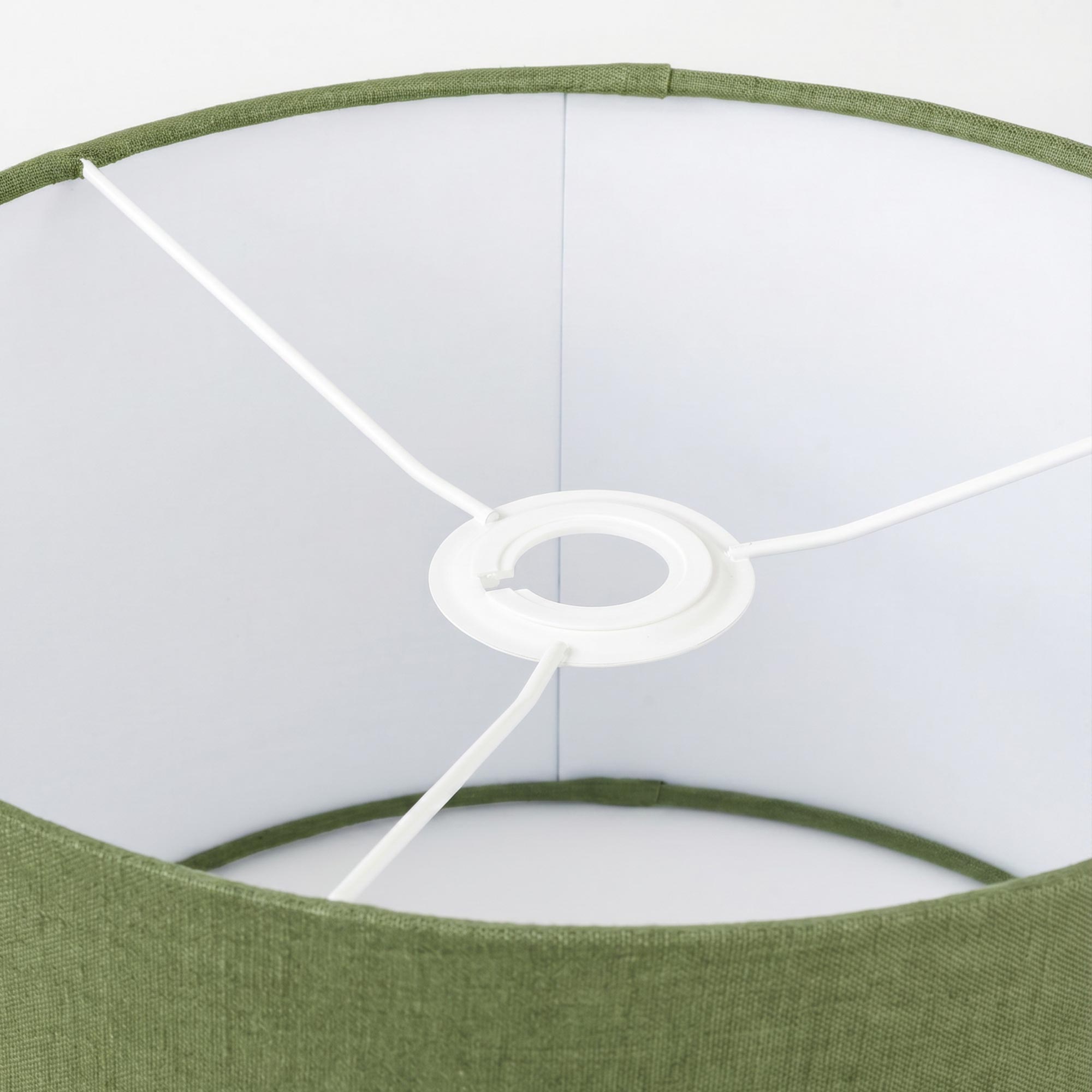 Fern Green Linen Lampshade