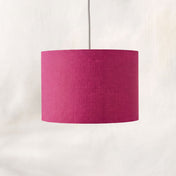 Fuchsia Pink Linen Lampshade