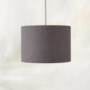 Graphite Grey Linen Lampshade