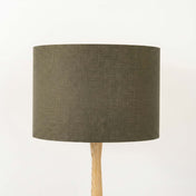 Khaki Green Linen Lampshade
