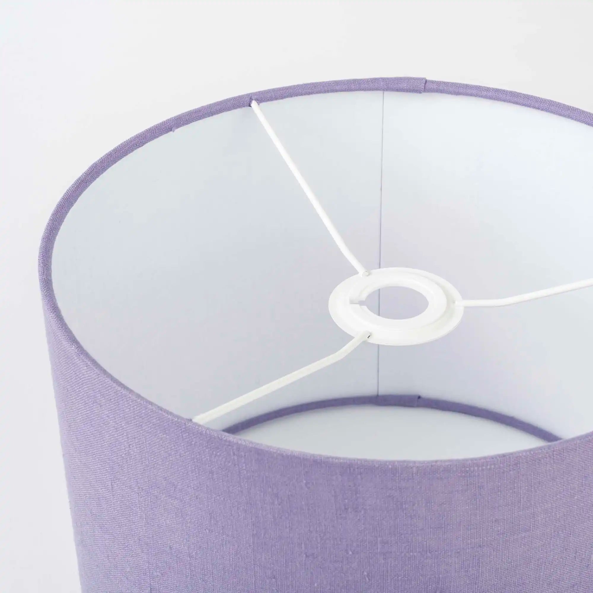 Lavender Linen Lampshade