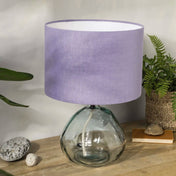 Lavender Linen Lampshade