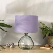 Lavender Linen Lampshade