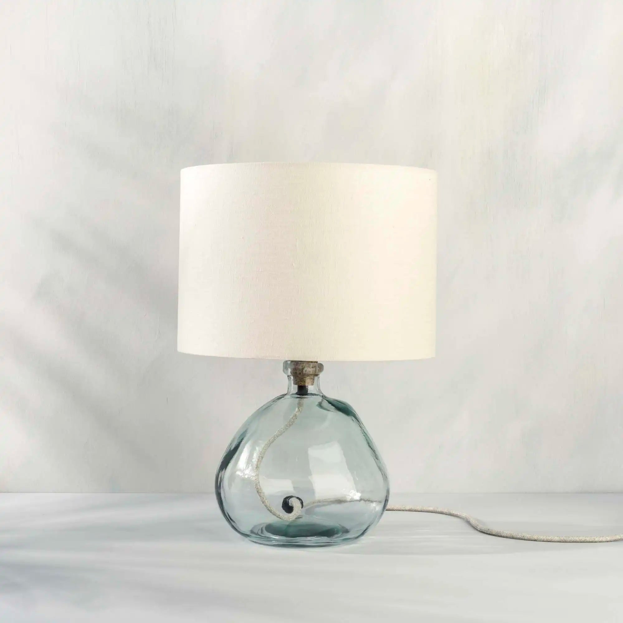 Light Cream Linen Lampshade