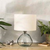 Light Cream Linen Lampshade