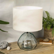 Light Cream Linen Lampshade