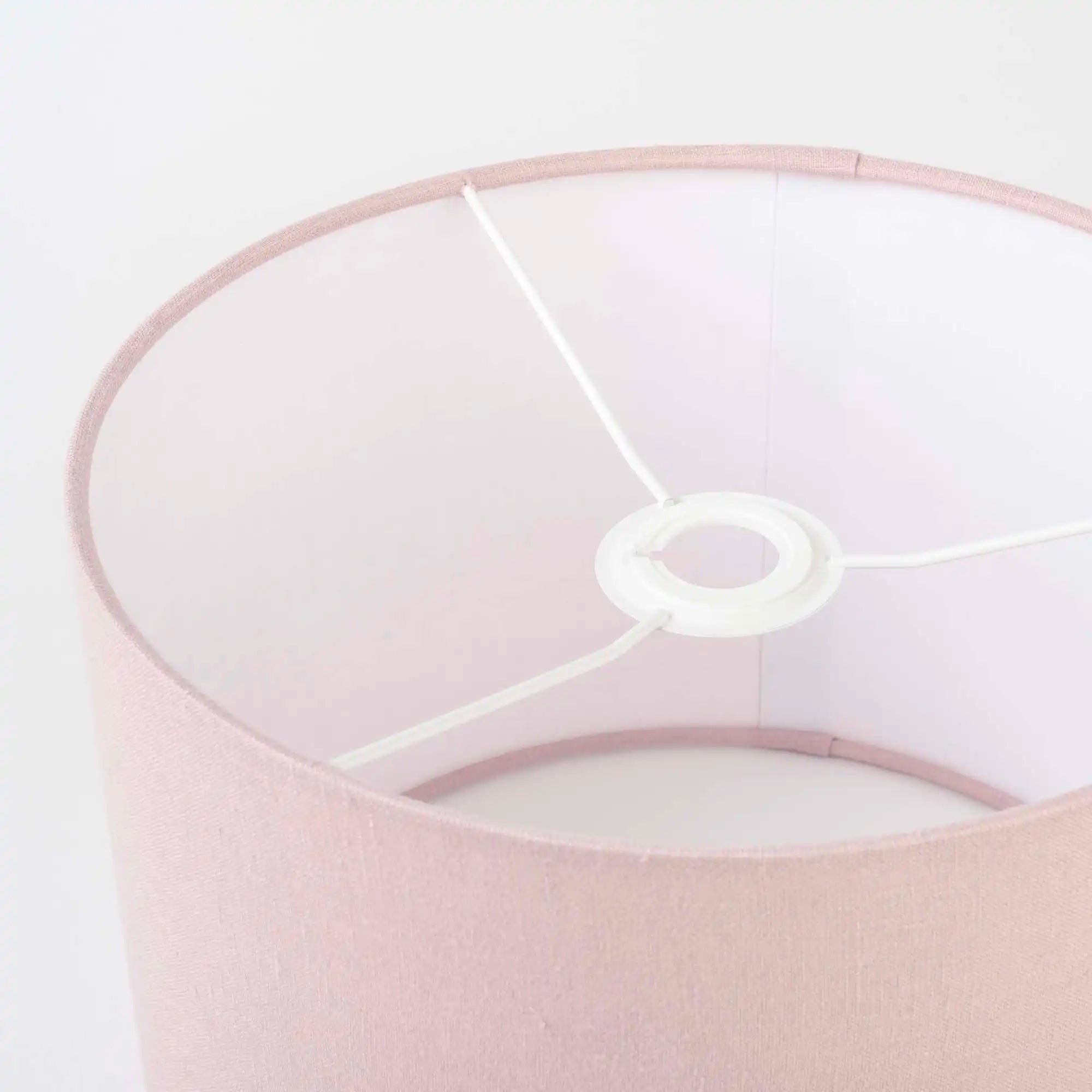 Light Dusty Pink Linen Lampshade