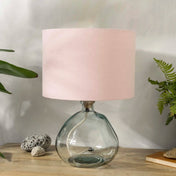 Light Dusty Pink Linen Lampshade