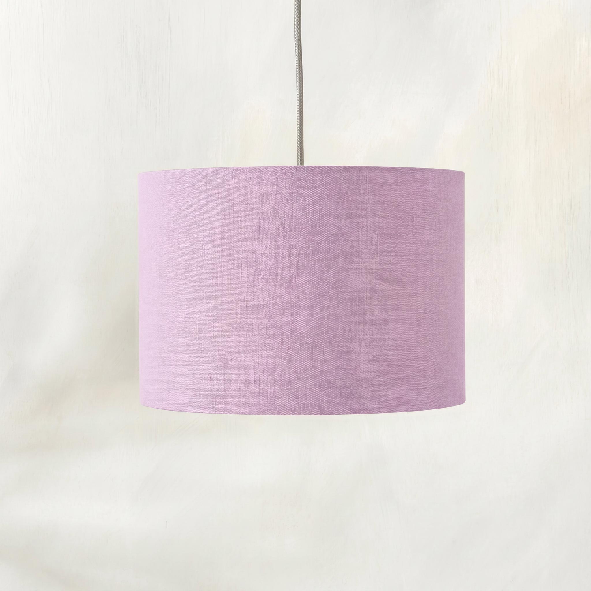 Light Lilac Linen Lampshade