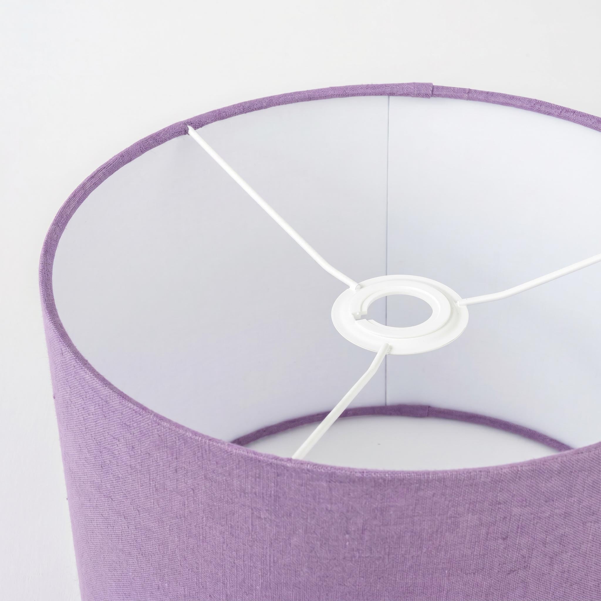 Light Lilac Linen Lampshade