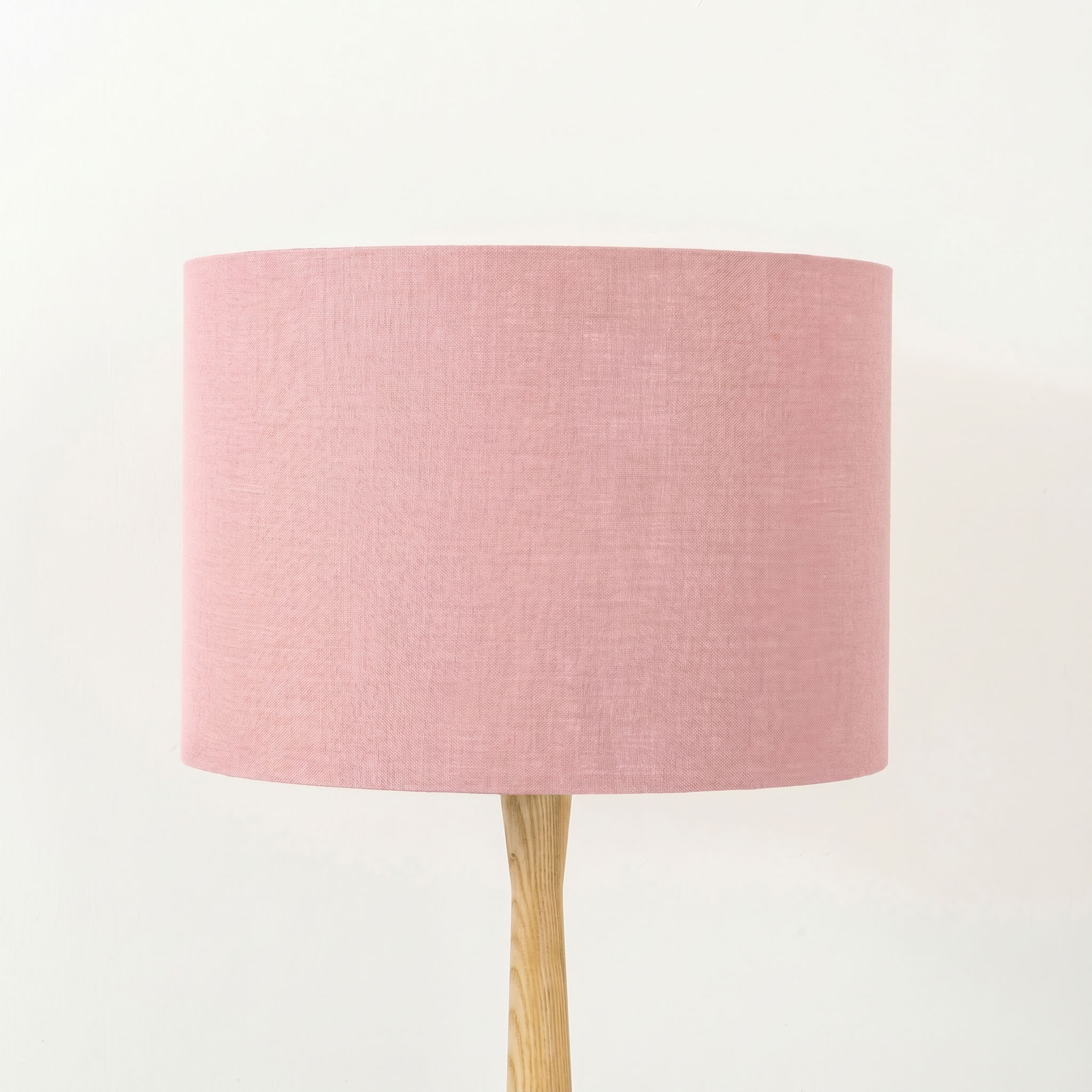 Light Pink Linen Lampshade