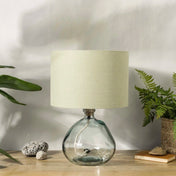 Light Sage Green Linen Lampshade