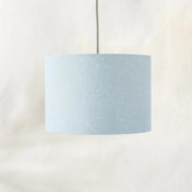 Light Sky Blue Linen Lampshade