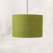 Moss Green Linen Lampshade