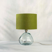 Moss Green Linen Lampshade