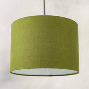 Moss Green Linen Lampshade