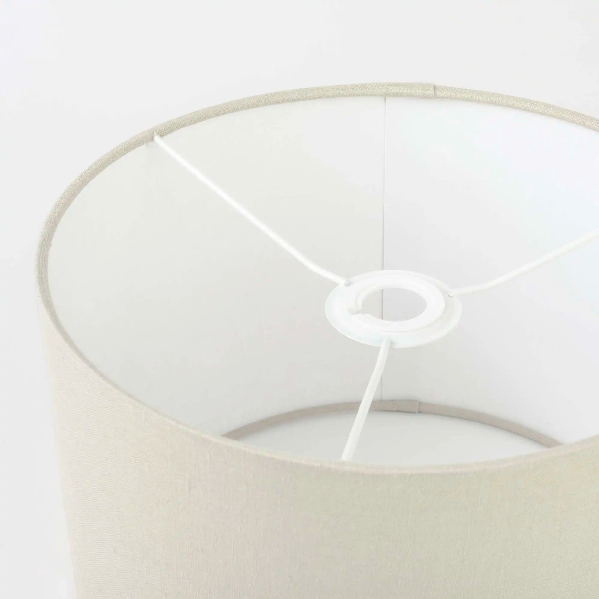 Oatmeal Linen Lampshade