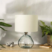 Oatmeal Linen Lampshade