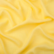 Pale Yellow linen fabric, crumpled to show its natural texture, washed European flax
