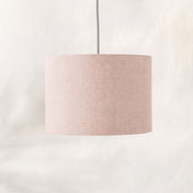 Pale Pink Linen Lampshade