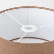 Pastel Nude Linen Lampshade