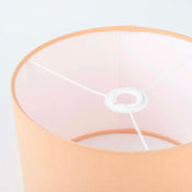 Peach Linen Lampshade