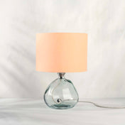 Peach Linen Lampshade