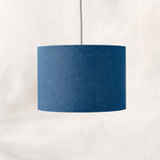 Petrol Blue Linen Lampshade