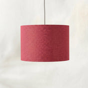 Raspberry Linen Lampshade