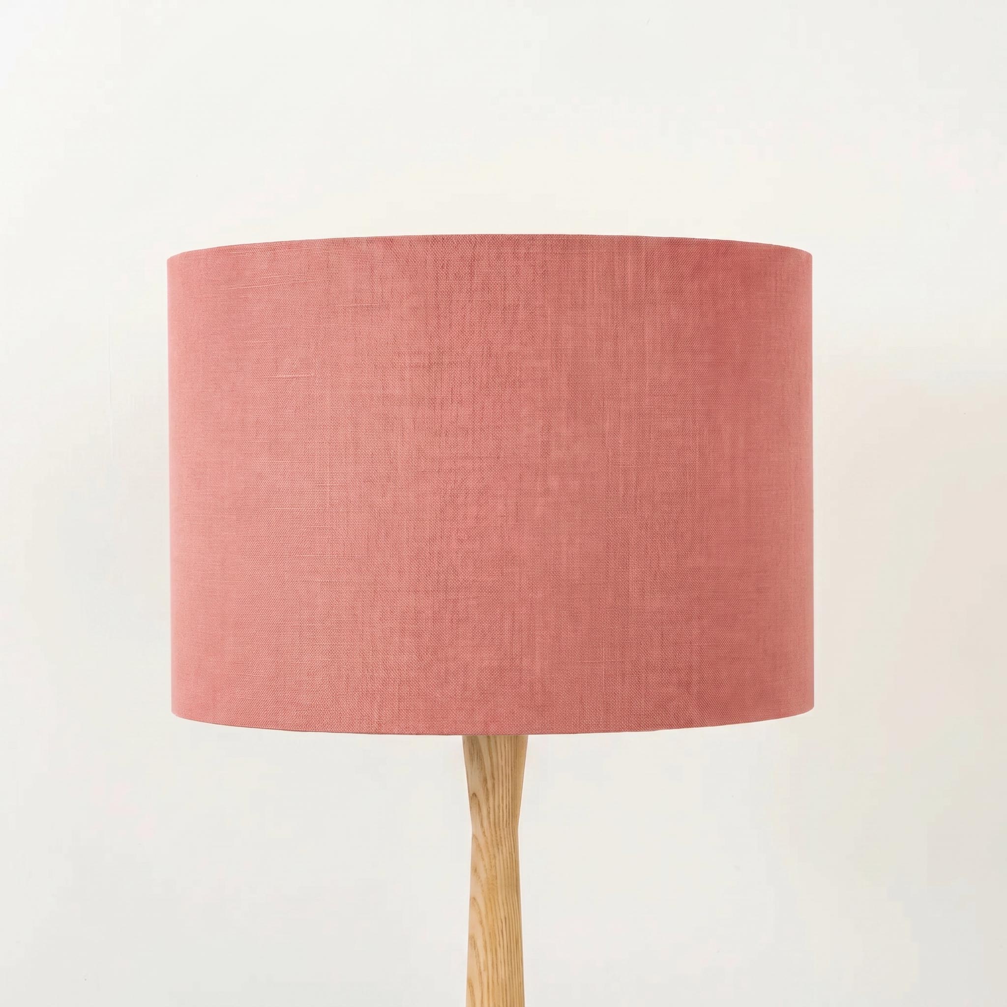 Rose Pink Linen Lampshade