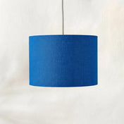 Royal Blue Linen Lampshade