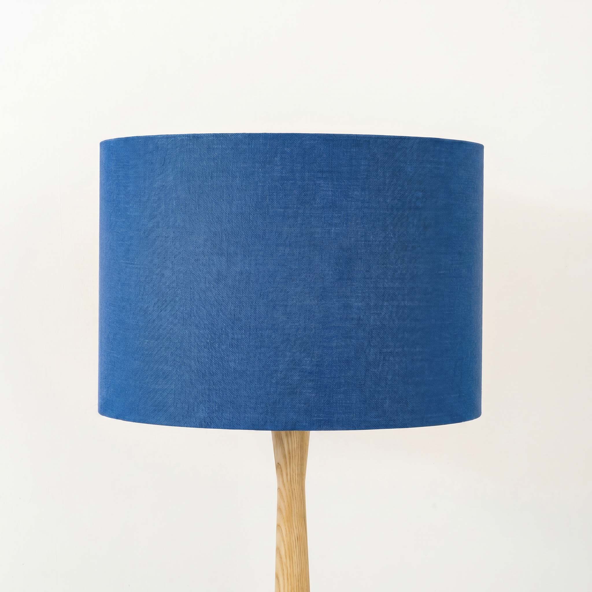Sapphire Blue Linen Lampshade