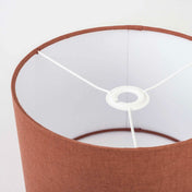 Terracotta Linen Lampshade