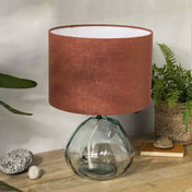 Terracotta Linen Lampshade