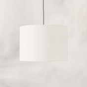 White Linen Lampshade