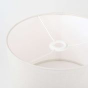 White Linen Lampshade
