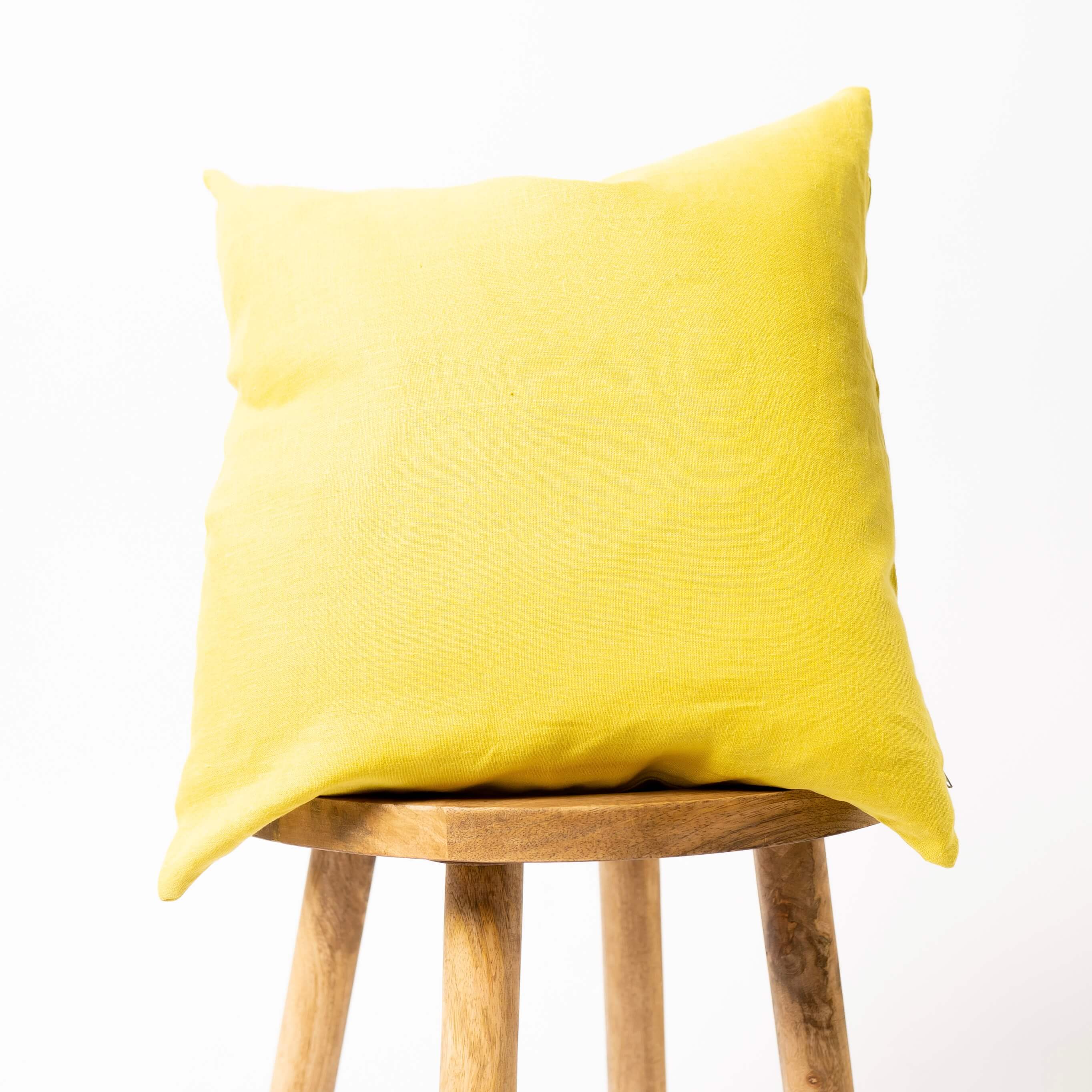 Lemon yellow hotsell throw pillows